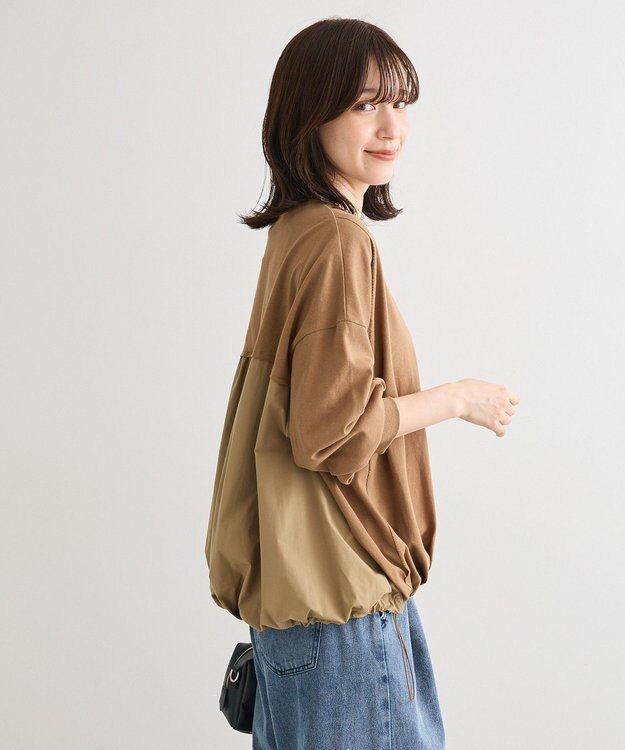 Green Parks バルーンドッキングプルオーバー Brown