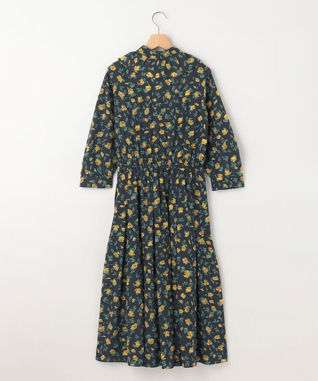 組曲 L カッティングローズプリント ワンピース イエロー系5