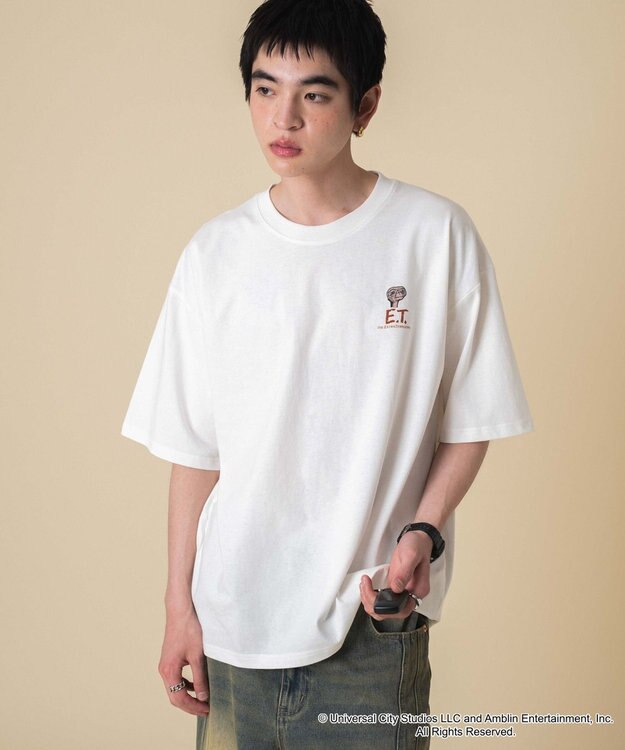 WEGO 【新柄追加/E.T/ユニセックス着用ITEM/SMLサイズ展開】E．T．グラフィックT（S） 柄3