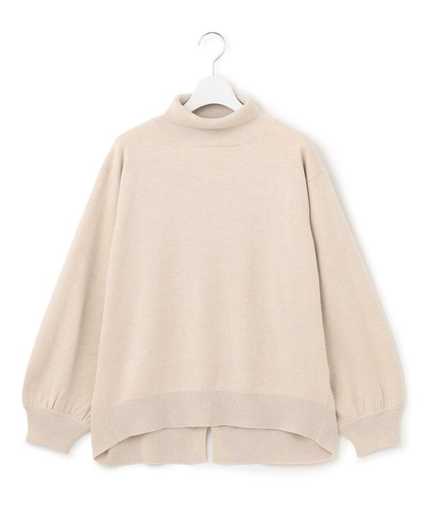 J.PRESS YORK STREET 【WOMEN】ロールネックプルオーバー アイボリー系