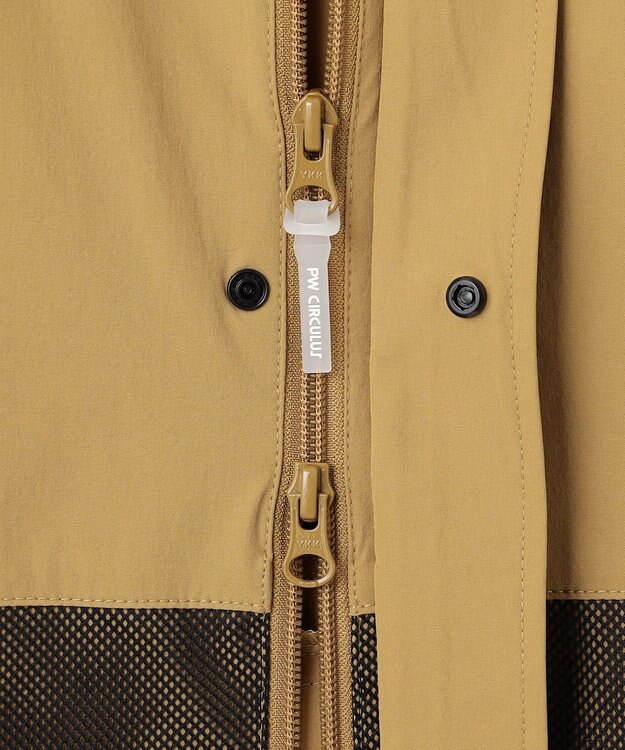 PW CIRCULUS 【撥水加工/軽量/ストレッチ】【MEN】メッシュコンビブルゾン ベージュ系
