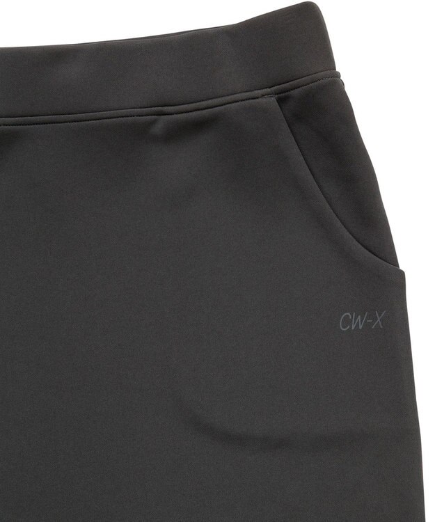 CW-X 【WOMEN】 CW-X ボトムス スリットスカート スリットあり(両脇すそ) 調節可能なウエストひもつき 7分丈 レディース DHY290 /ワコール ブラックスペシャル