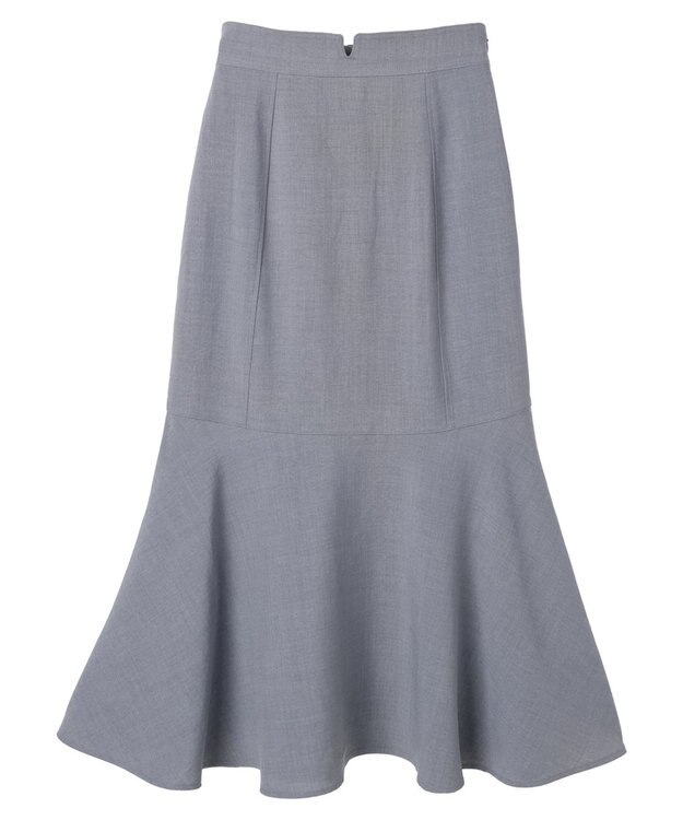 earth music&ecology リネンライクマーメイドスカート Grayish Blue