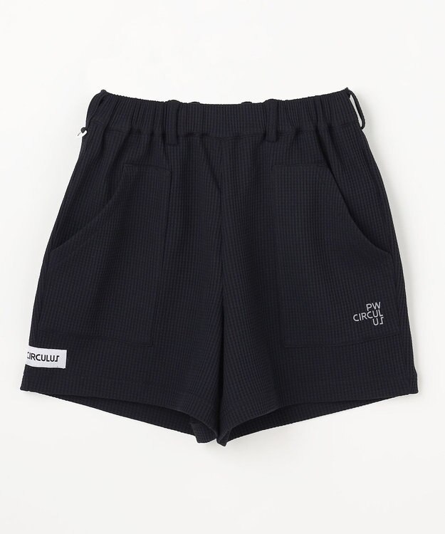 PW CIRCULUS 【WOMEN】ワッフルショーツ 2026年モデル ゴルフウェア レディース ブラック系