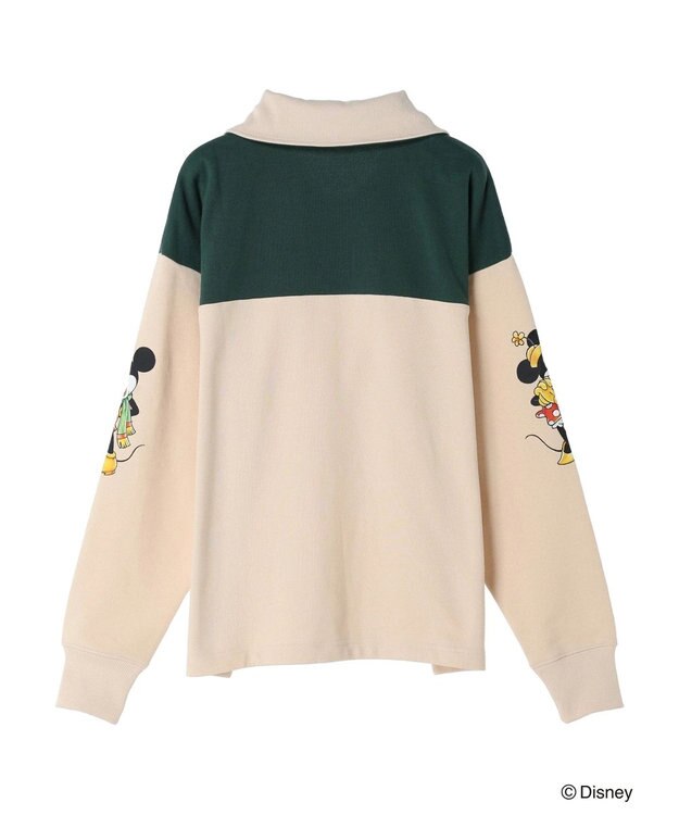 Green Parks Ｄｉｓｎｅｙ／裏毛ハーフＺＩＰスウェット Green