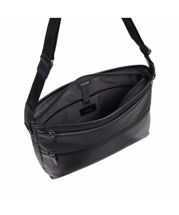 ACE BAGS & LUGGAGE ultima tokyo ディーノ ショルダーバッグ フロントファスナーポケット 68175 ウルティマトーキョー ブラック