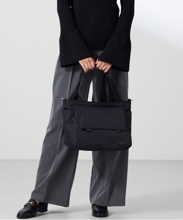 Y'SACCS ダブルタブ　トラベル2WAYトートバッグ ブラック