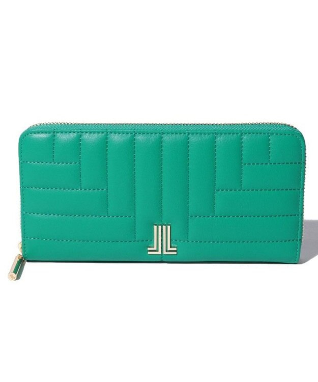 LANVIN en Bleu ベルシー ラウンドファスナー長財布 グリーン