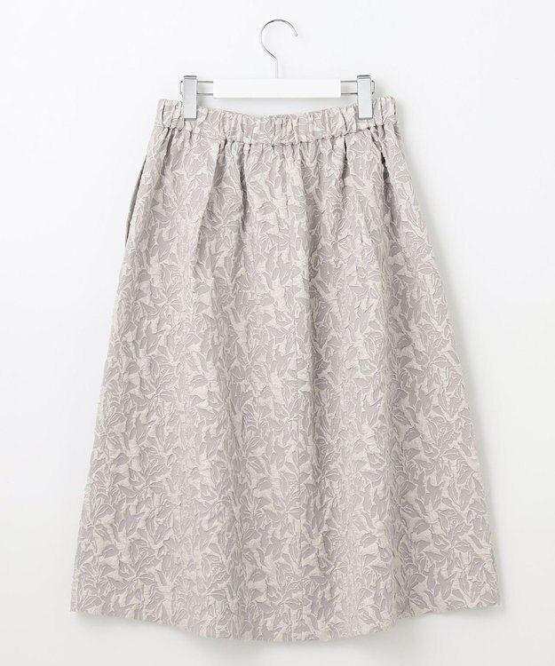 Feroux 【セットアイテム】ニット×ジャガードスカート セット ピンク系