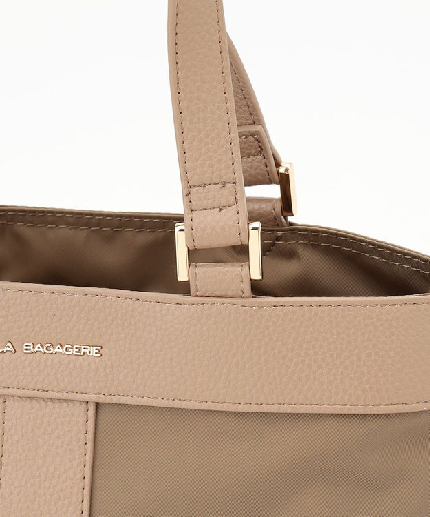 LA BAGAGERIE コンビ2WAYトートバッグ Sサイズ ベージュ
