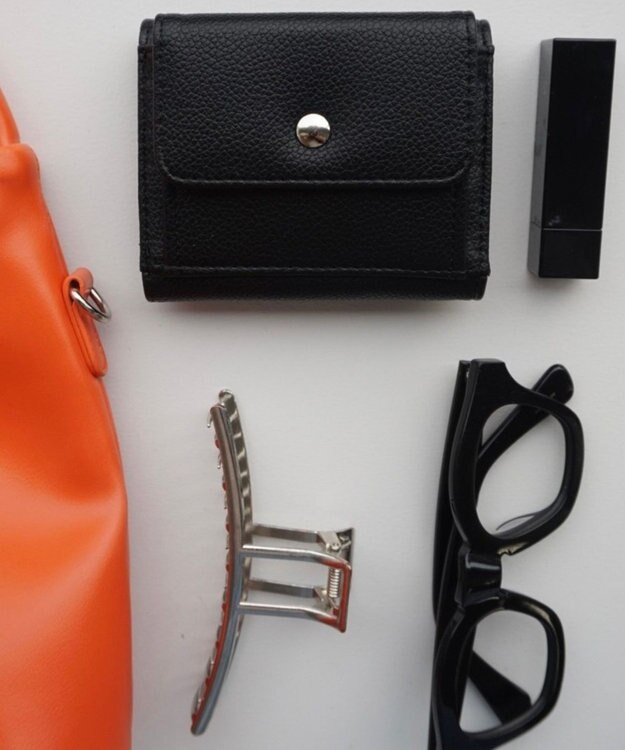 WEGO フラップミニウォレット ブラック