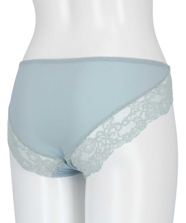 AMPHI 【SPRiNG ONLINE掲載】 ショーツ 【BRAGENIC ブラジェニック 盛り胸タイプ】BMI448とペア アウターにひびきにくい(裾) PMI148 アンフィ／ワコール ターコイズ