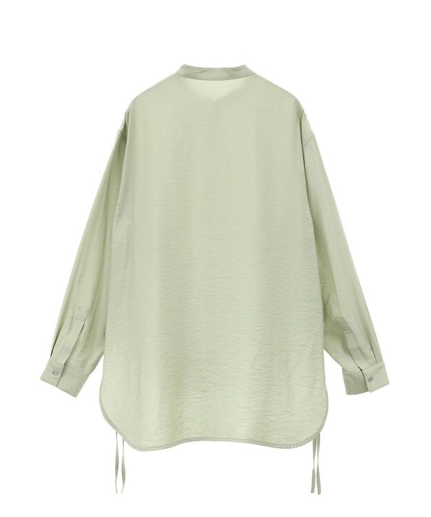CRAFT STANDARD BOUTIQUE レーヨントロミサイドリボンチュニック Light Green