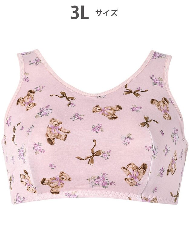 WACOAL 【ナイトアップブラ】 動画クリエイター nanakoななこさんコラボカラー登場 ナイトブラ 就寝時用 3Lまで対応 大きいサイズ ノンワイヤー レディース BRA164 /ワコール シェルピンク