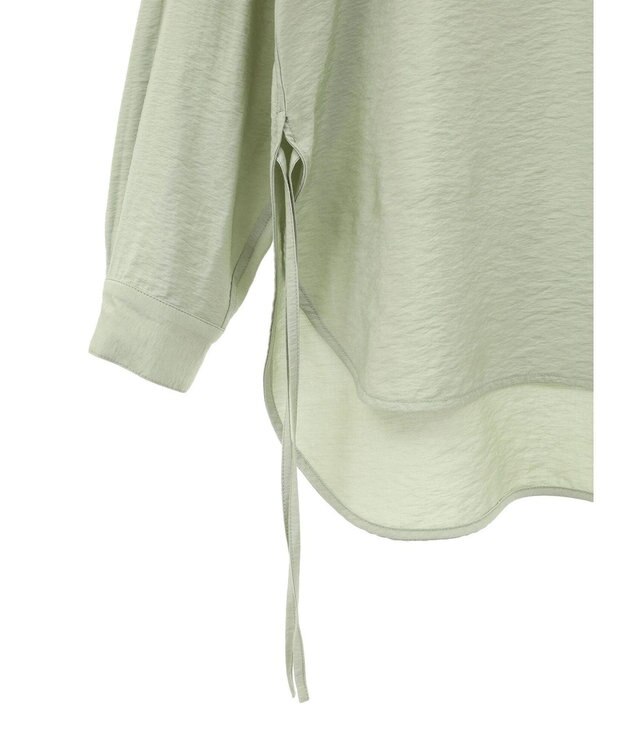 CRAFT STANDARD BOUTIQUE レーヨントロミサイドリボンチュニック Light Green