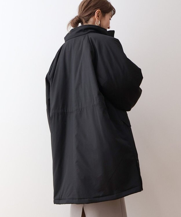 AMERICAN HOLIC 軽ポカ撥水加工オーバーサイズコート Black