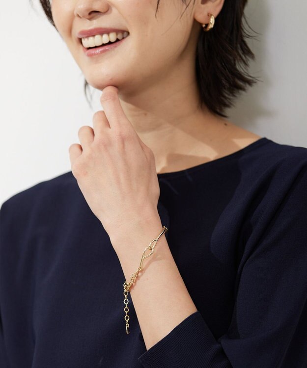 J.PRESS LADIES チェーン ブレスレット ゴールド系