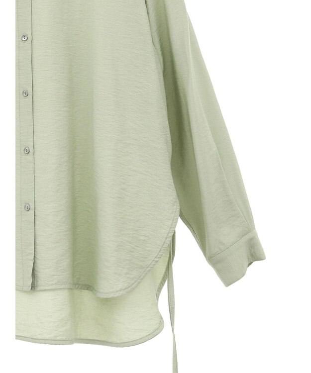 CRAFT STANDARD BOUTIQUE レーヨントロミサイドリボンチュニック Light Green