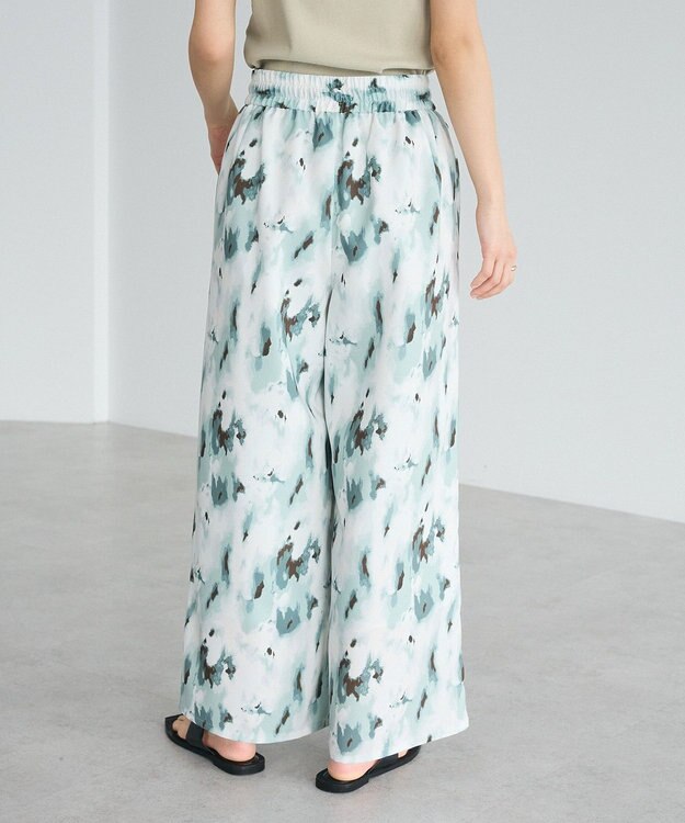 CRAFT STANDARD BOUTIQUE プリントイージーパンツ Green