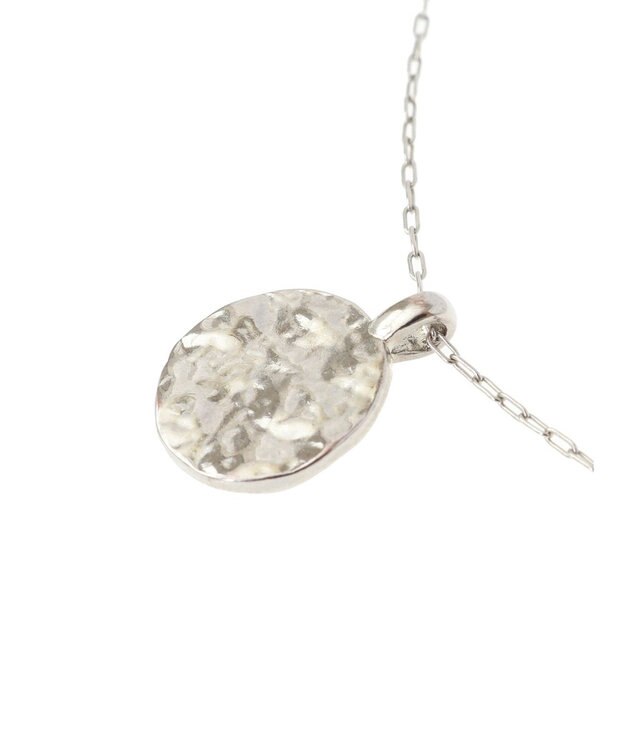 AMERICAN HOLIC テクスチャーコインネックレス Silver