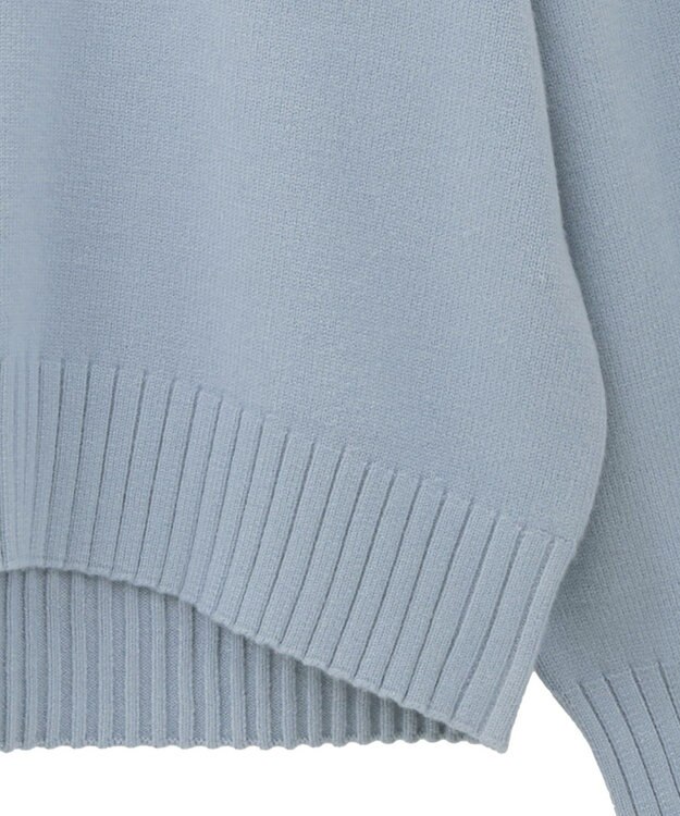 YECCA VECCA ワイドリブニット Light Blue