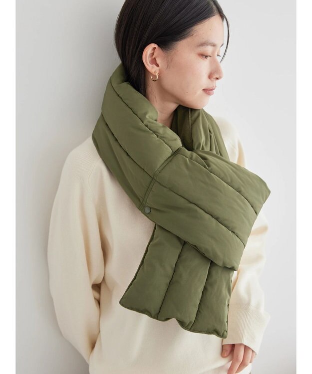 AMERICAN HOLIC キルポカキルトマフラー Khaki