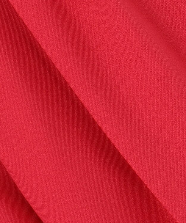 組曲 2WAYウォームストレッチ テーパード パンツ レッド系