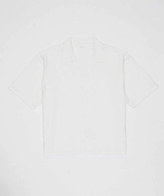 WEGO 【セットアップ対応】TRオープンカラーシャツ（SS） ホワイト