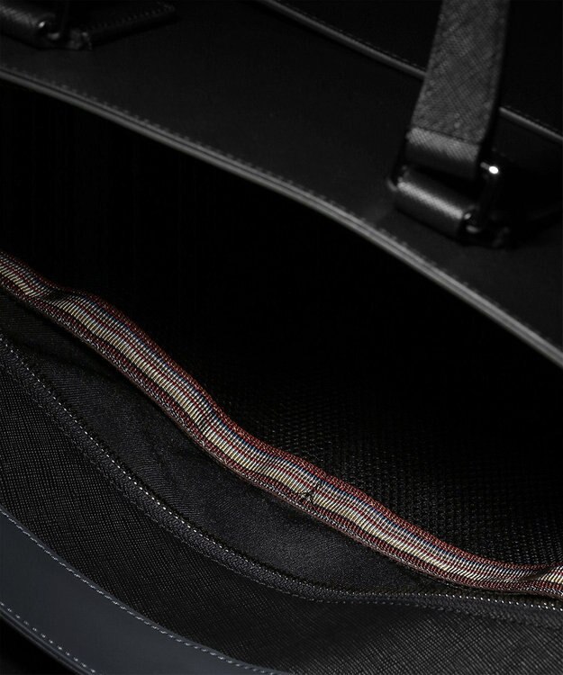 Paul Smith シグネチャーストライププラー トートバッグ ブラック