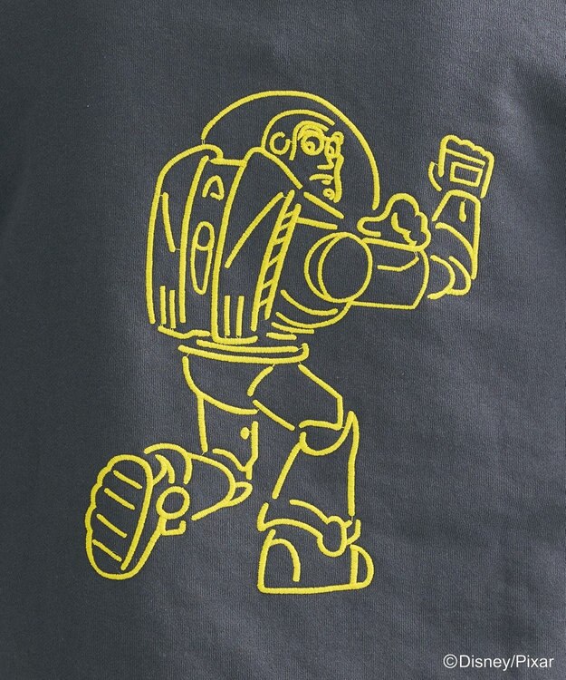 Green Parks トイストーリー／バック刺繍プルオーバー Charcoal Gray