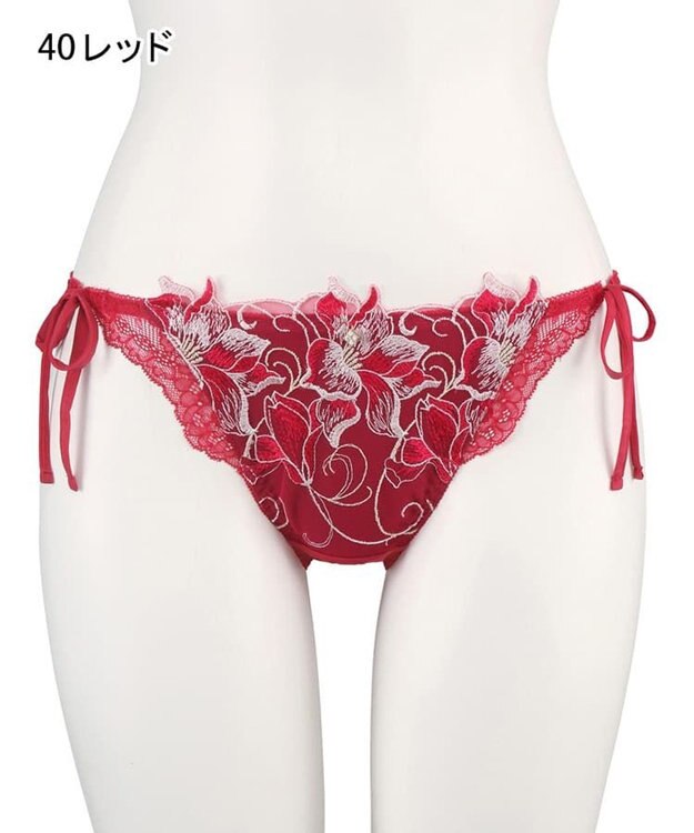 San-ai Resort（三愛水着楽園） エレガントコレクション2311ヒモショーツ  【M・Lサイズ】  【northerly】 レッド