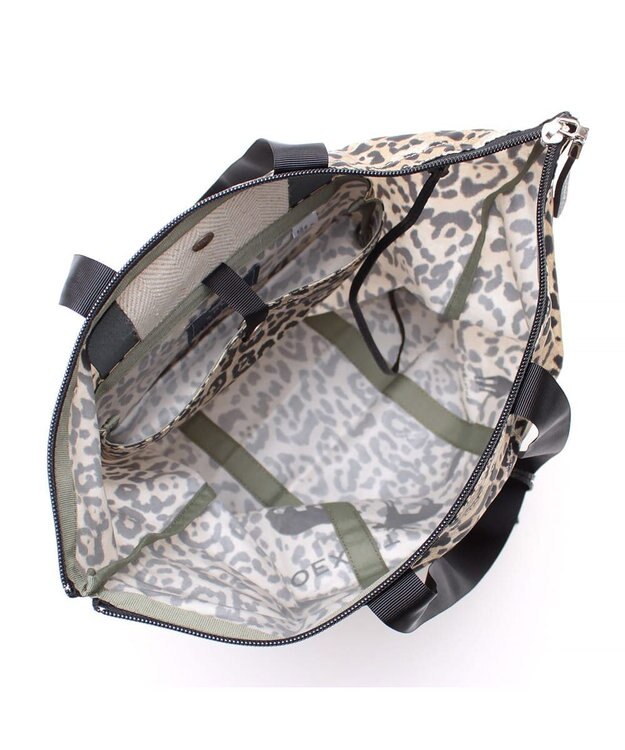 A.D.M.J. 【高密度ナイロン】デービス/オリタタミバッグM LEOPARD