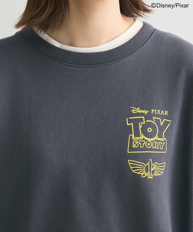 Green Parks トイストーリー／バック刺繍プルオーバー Charcoal Gray