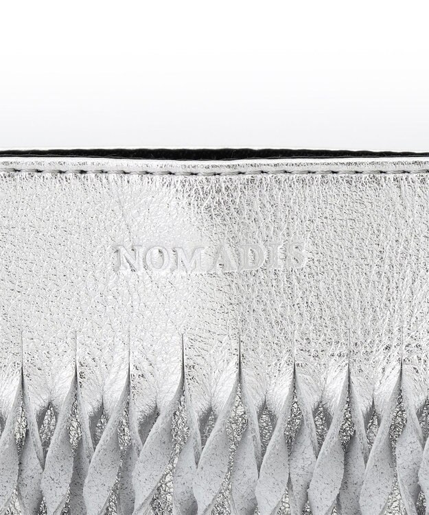 23区 NOMADIS DANCE フリンジ ポシェット (シルバー) シルバー系