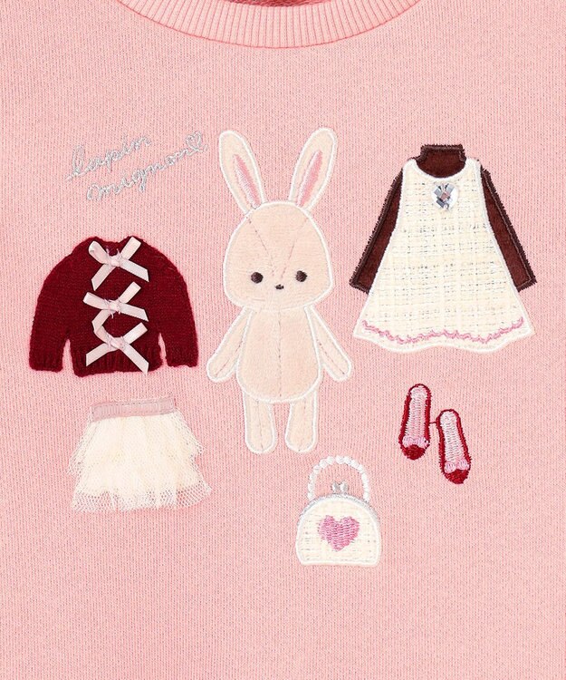 ANY KIDS クローゼットモチーフトレーナー ピンク