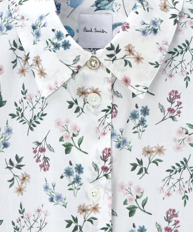 Paul Smith リバティプリント 長袖シャツ ピンク