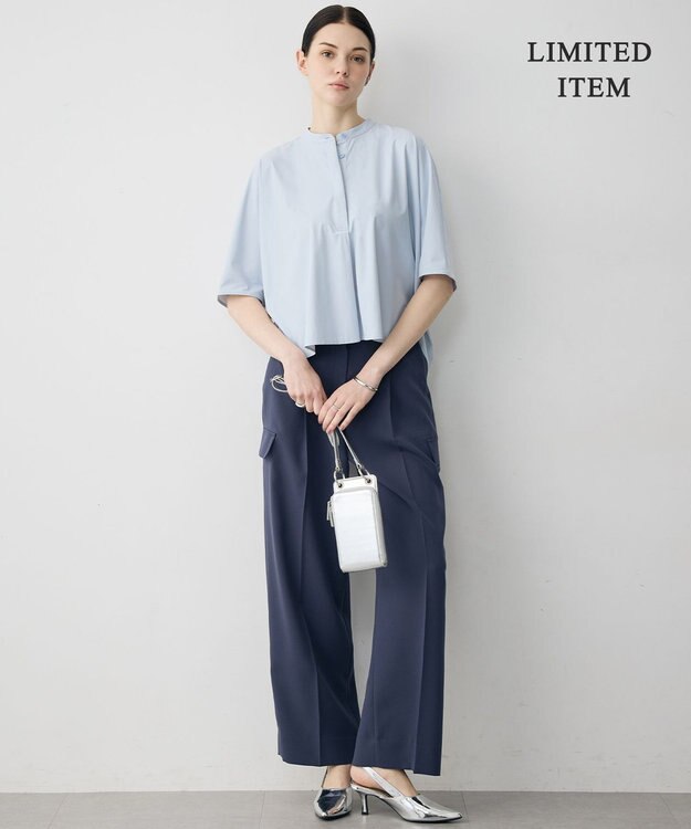 ICB L 【WEB限定】マットスキューバ ドルマンスリーブプルオーバー サックス