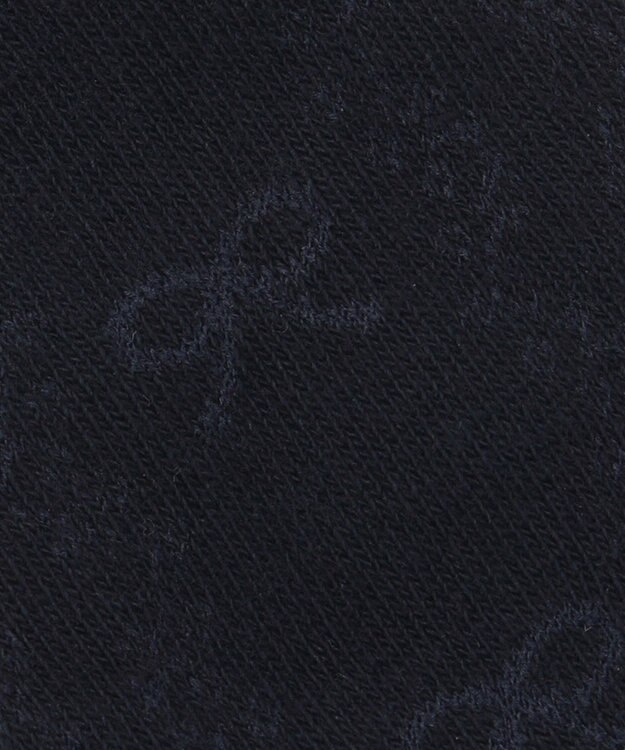 ANY KIDS リボンジャガード　ハイソックス ネイビー