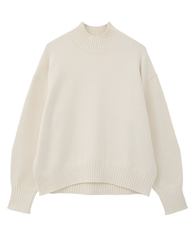YECCA VECCA ワイドリブニット Ivory