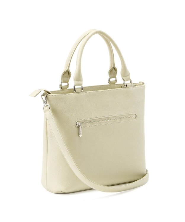 IBIZA リンピード　牛革　2WAYバッグ アイボリー