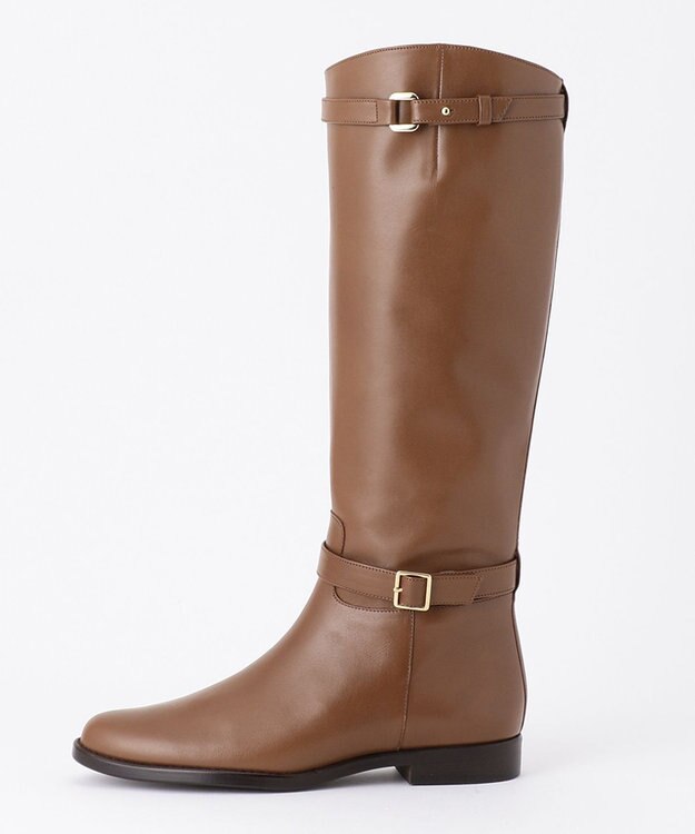 23区 【CLASSY.1月号掲載】ジョッキーベルト ブーツ ダークブラウン系