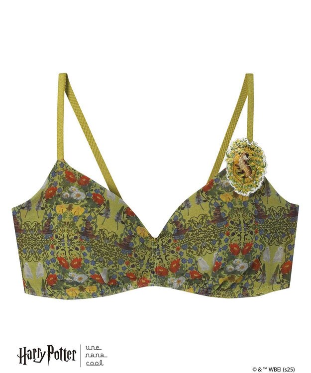 une nana cool 【ハリー・ポッターコラボ】364 シンプル ノンワイヤーブラ イエロー