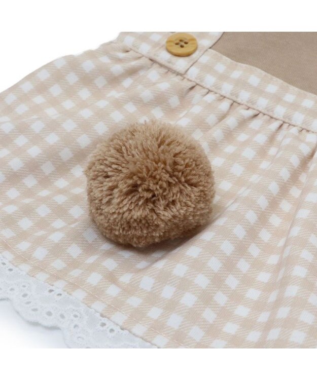 PET PARADISE ペットパラダイス くまちゃん ワンピース 小型犬 ベージュ