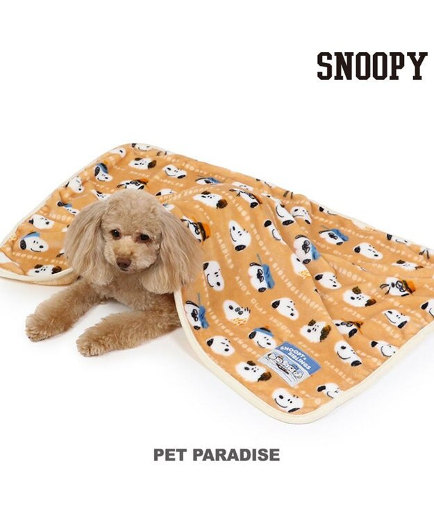 PET PARADISE スヌーピー ブランケット 《ブラザー柄》 90×60cm ブラザー柄