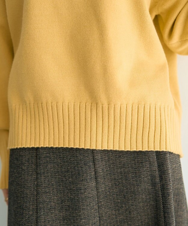 YECCA VECCA ワイドリブニット Yellow
