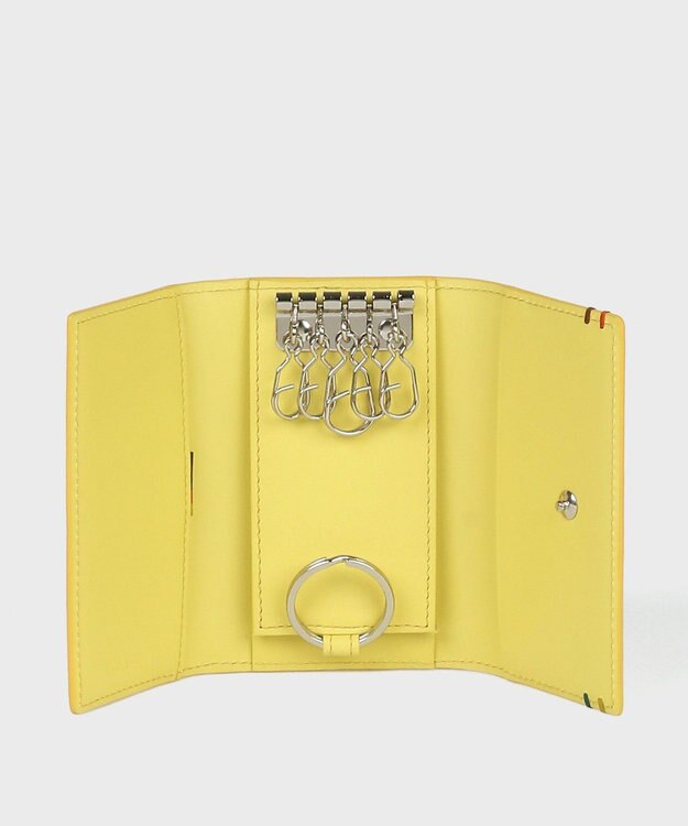 Paul Smith ハイライトステッチ キーケース イエロー