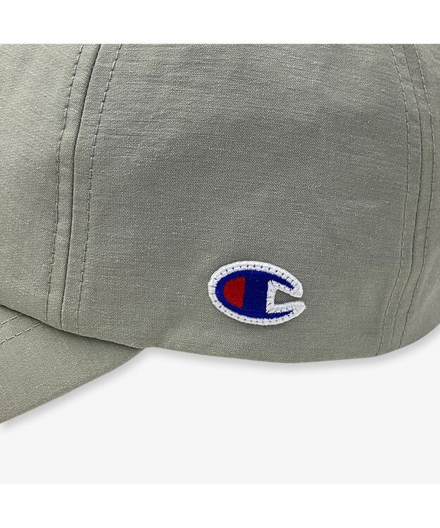 林八百吉商店 Champion バックサテンロゴハイキャップ カーキ