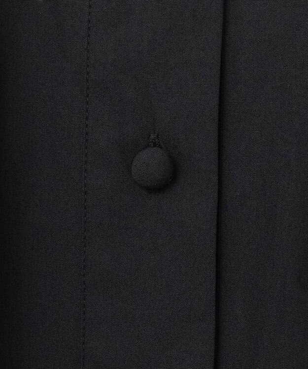 JOSEPH ポプリン　ノーカラープルオーバーブラウス Black