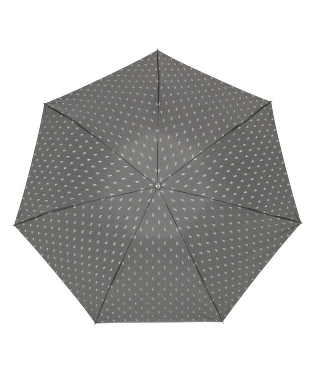 MOONBAT 【大きめ60cm】POLO RALPH LAUREN メンズ 折りたたみ傘 ジャガード 60cm ダークグレー