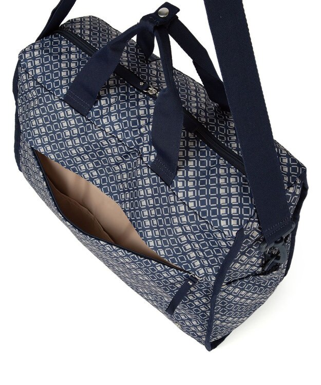 ACE BAGS & LUGGAGE hiromichi nakano フェズリ ボストンバッグ  17525 ヒロミチナカノ ネイビー（ジオメトリック）